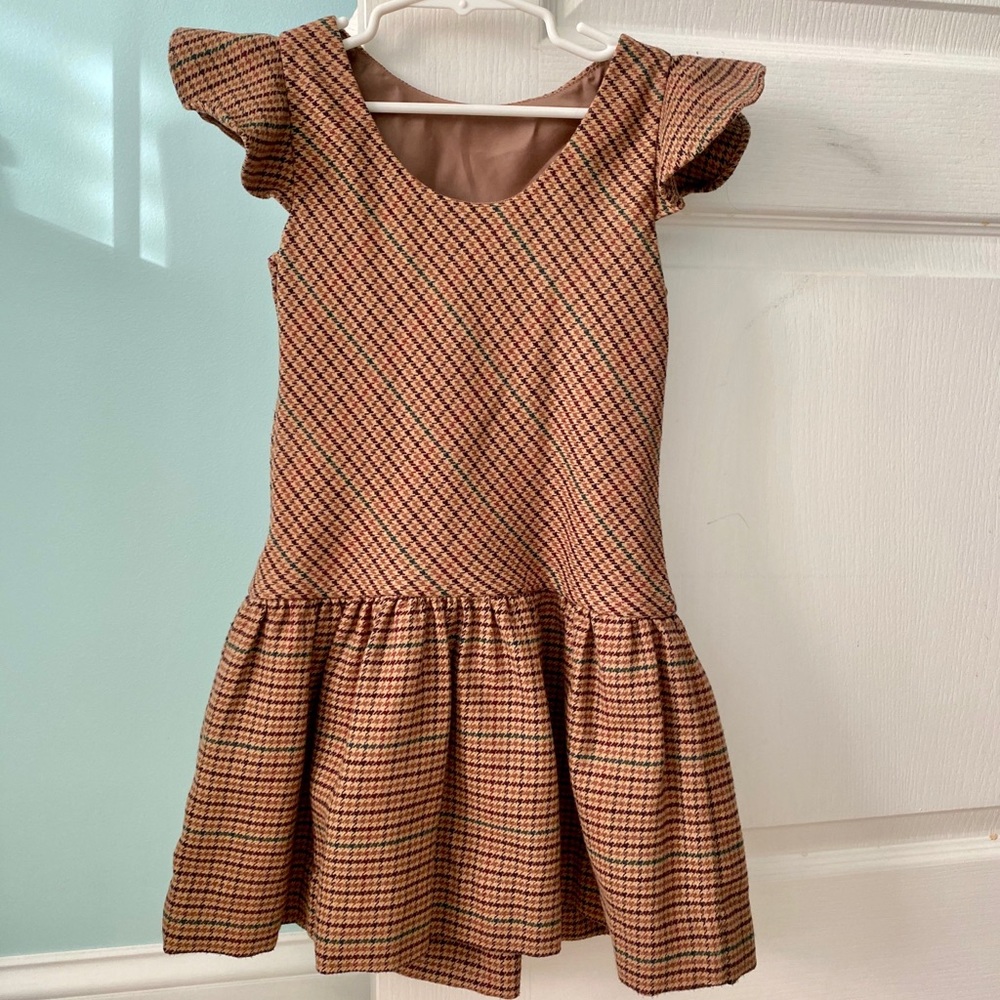 🌸Beautiful Ralph Lauren flannel kids dress🌸